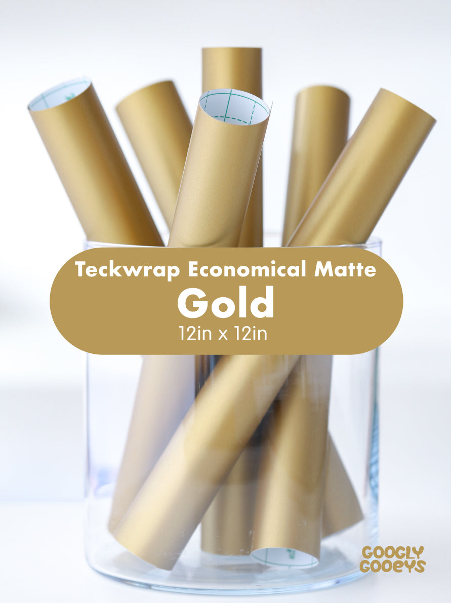 Teckwrap Economical Matte Adhesive Vinyl StickerS | 12in x 12in