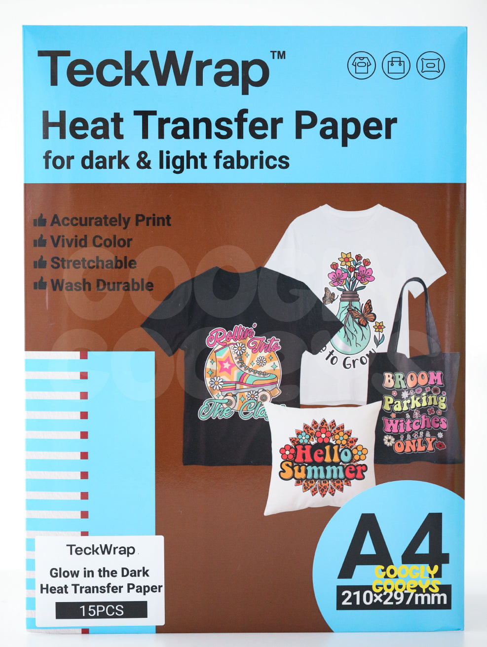 Teckwrap Heat Transfer Paper | A4 (8.26in x 11.69in)