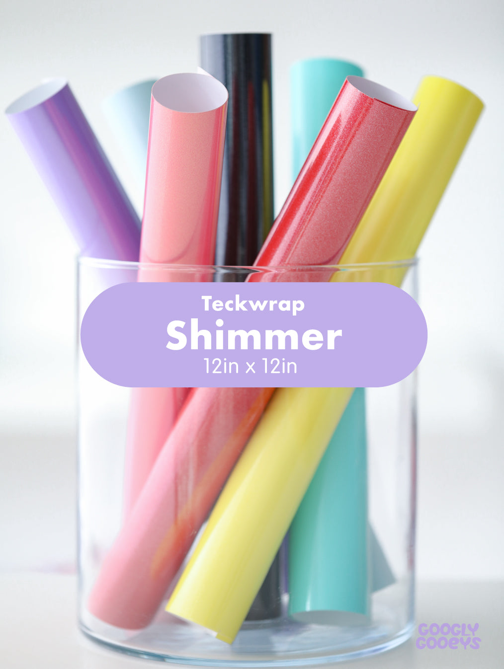 Teckwrap Shimmer Adhesive Vinyl Stickers (12x12)