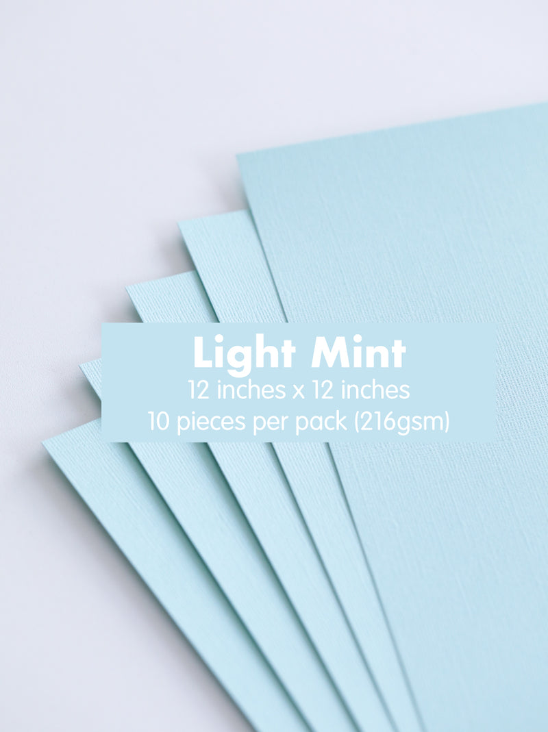 Textured Cardstock | 12 inches x 12 inches (216gsm)