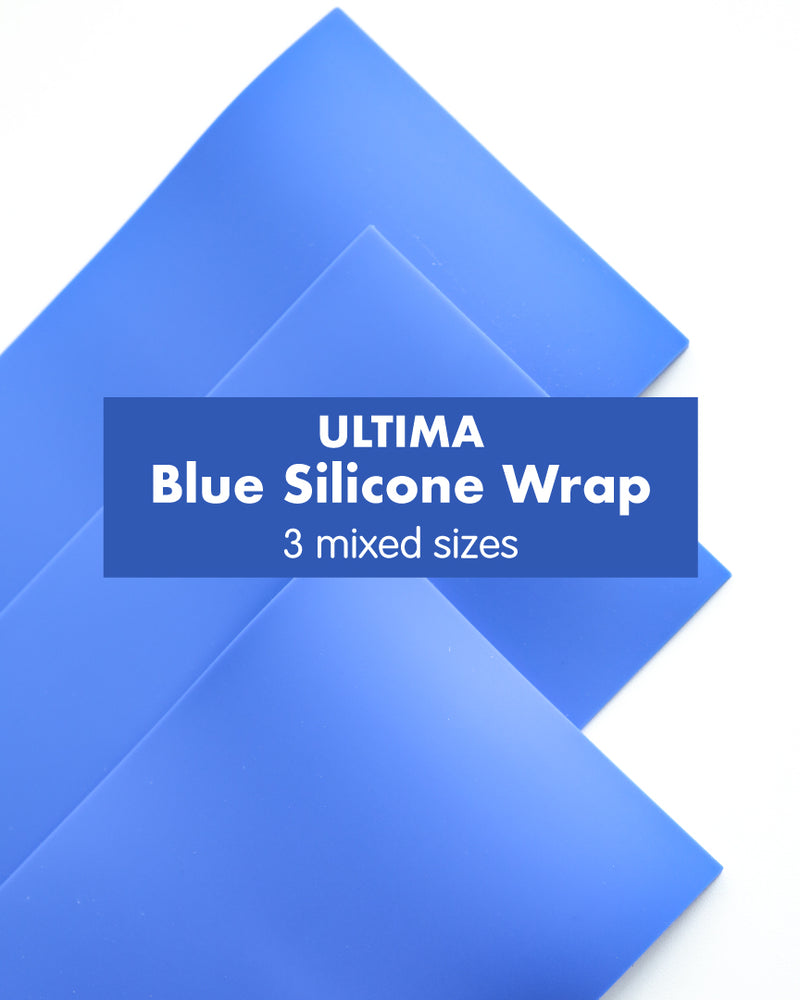 Ultima Blue Silicone Wrap (3 mixed sizes) |for Sublimation Mug Press