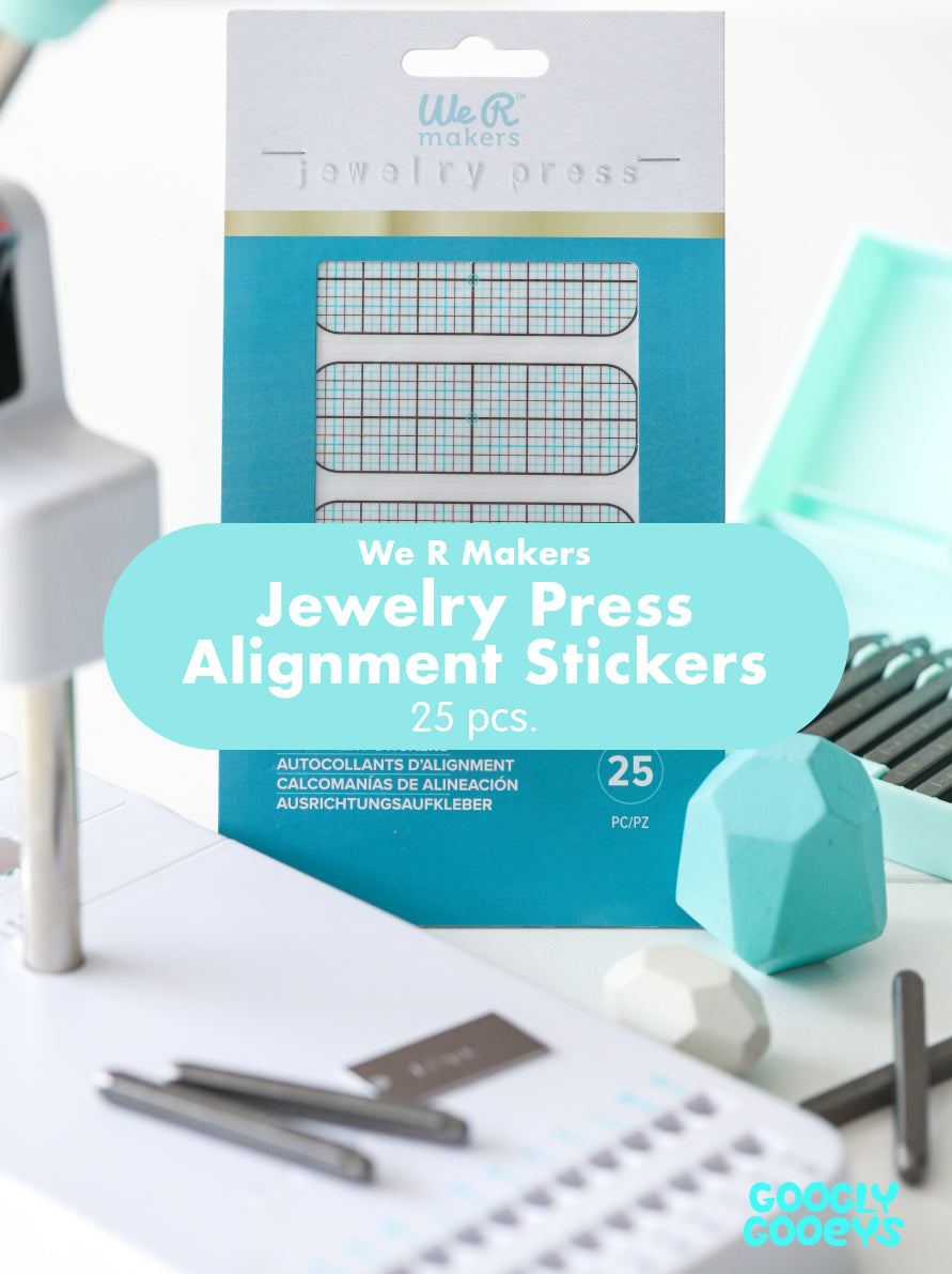 We R Makers Jewelry Press Alignment Sticker Pack (25 pcs)