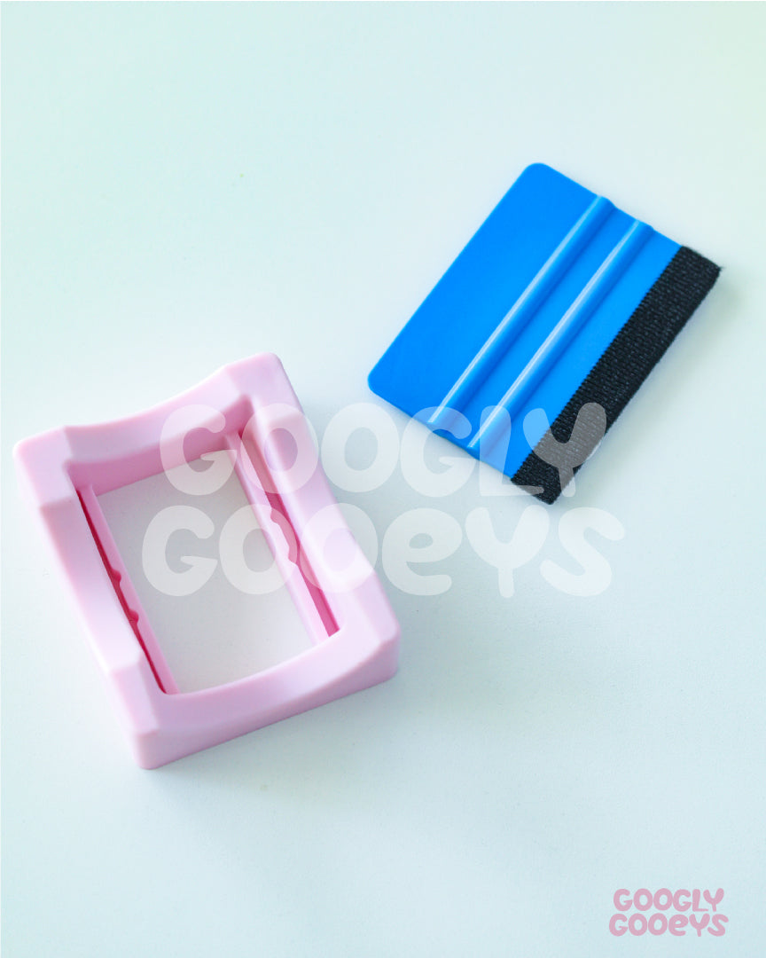 Silicone Cup Cradle for Tumblers with Squeegee