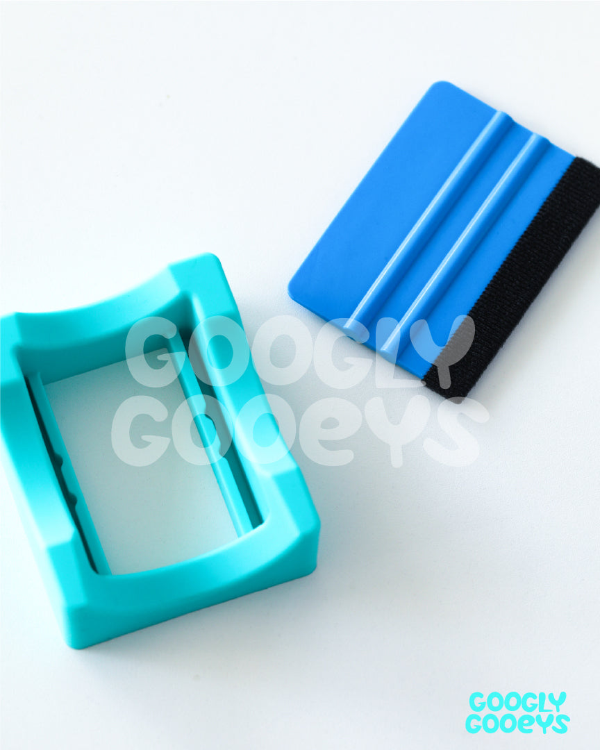 Silicone Cup Cradle for Tumblers with Squeegee