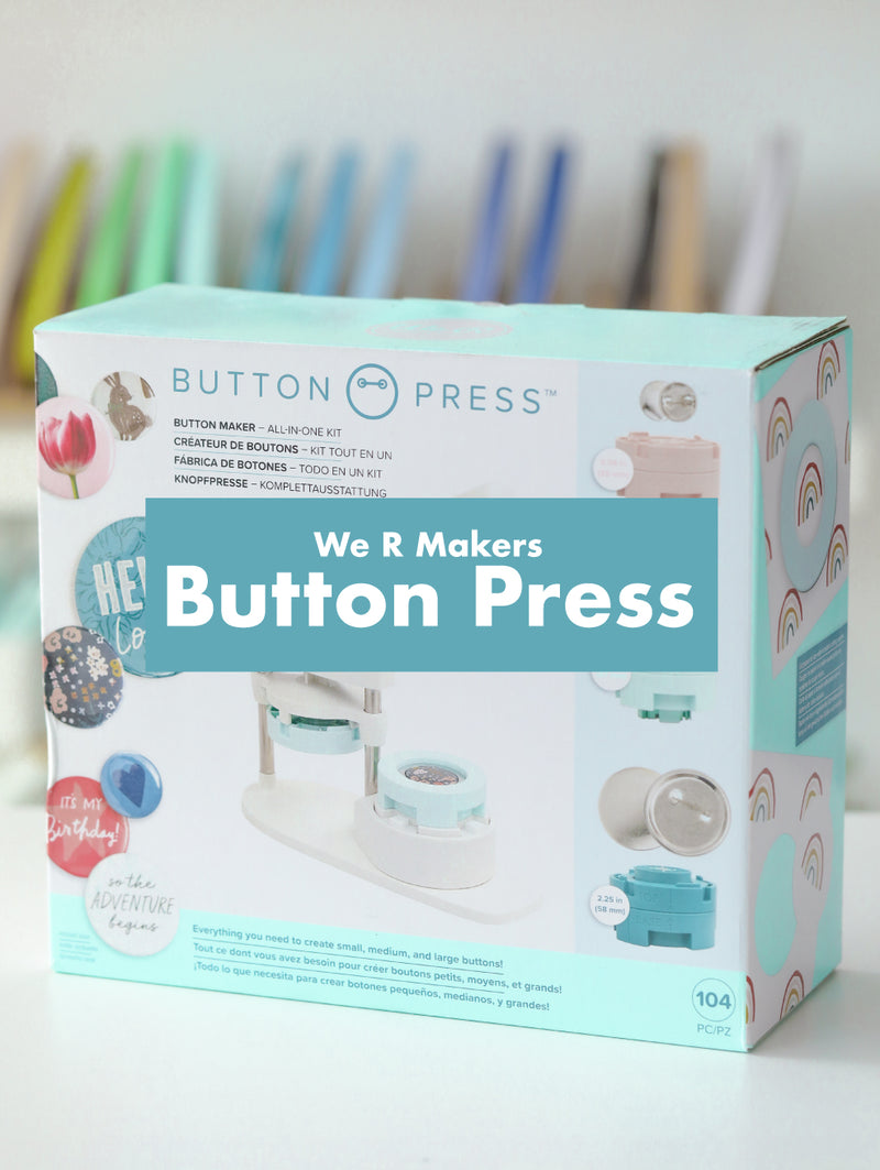 We R Makers Button Press, Button Maker Tool and Medium Button Kit