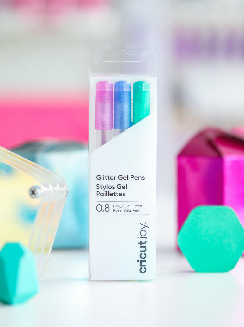 Cricut Joy Glitter Gel Pens 0.8mm (Pink, Blue, Green)