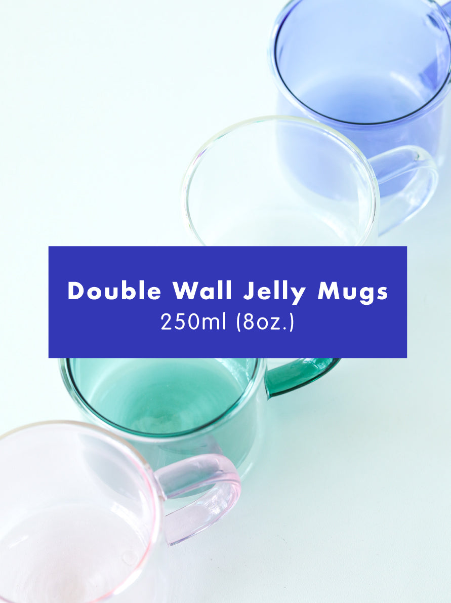 Double Wall Jelly Mugs 250ml. (8 oz.)