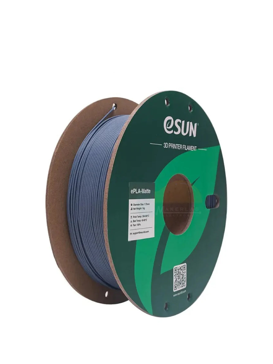 eSun ePLA Matte 3D Printer Filament compatible with Creality K2 Plus Combo, Bambu Lab, Hi Combo | Dimensional Accuracy +/- 0.03mm 1.75mm