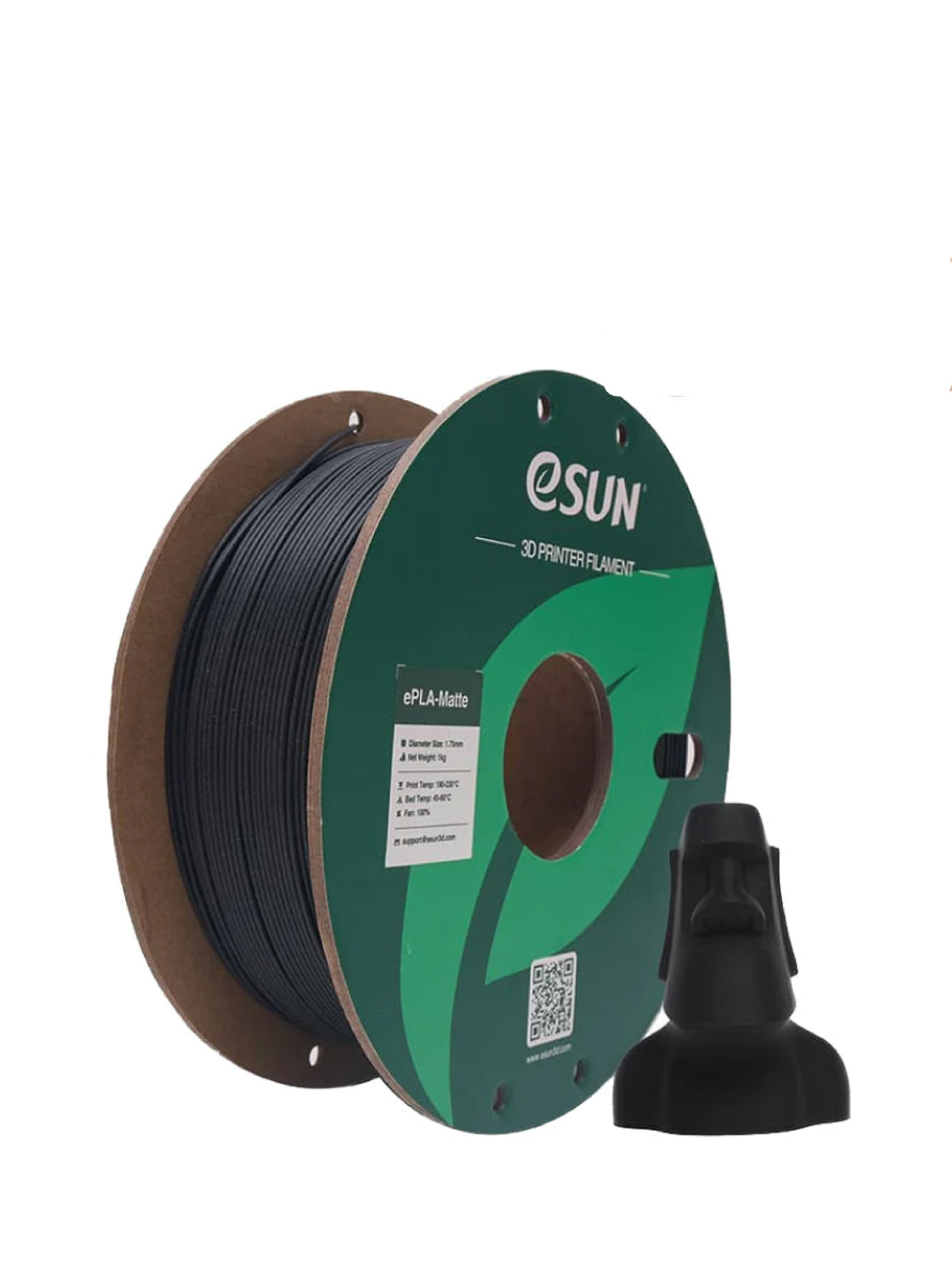 eSun ePLA Matte 3D Printer Filament compatible with Creality K2 Plus Combo, Bambu Lab, Hi Combo | Dimensional Accuracy +/- 0.03mm 1.75mm