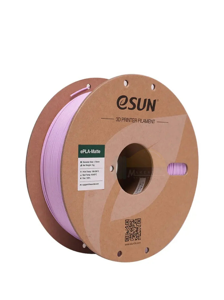 eSun ePLA Matte 3D Printer Filament compatible with Creality K2 Plus Combo, Bambu Lab, Hi Combo | Dimensional Accuracy +/- 0.03mm 1.75mm