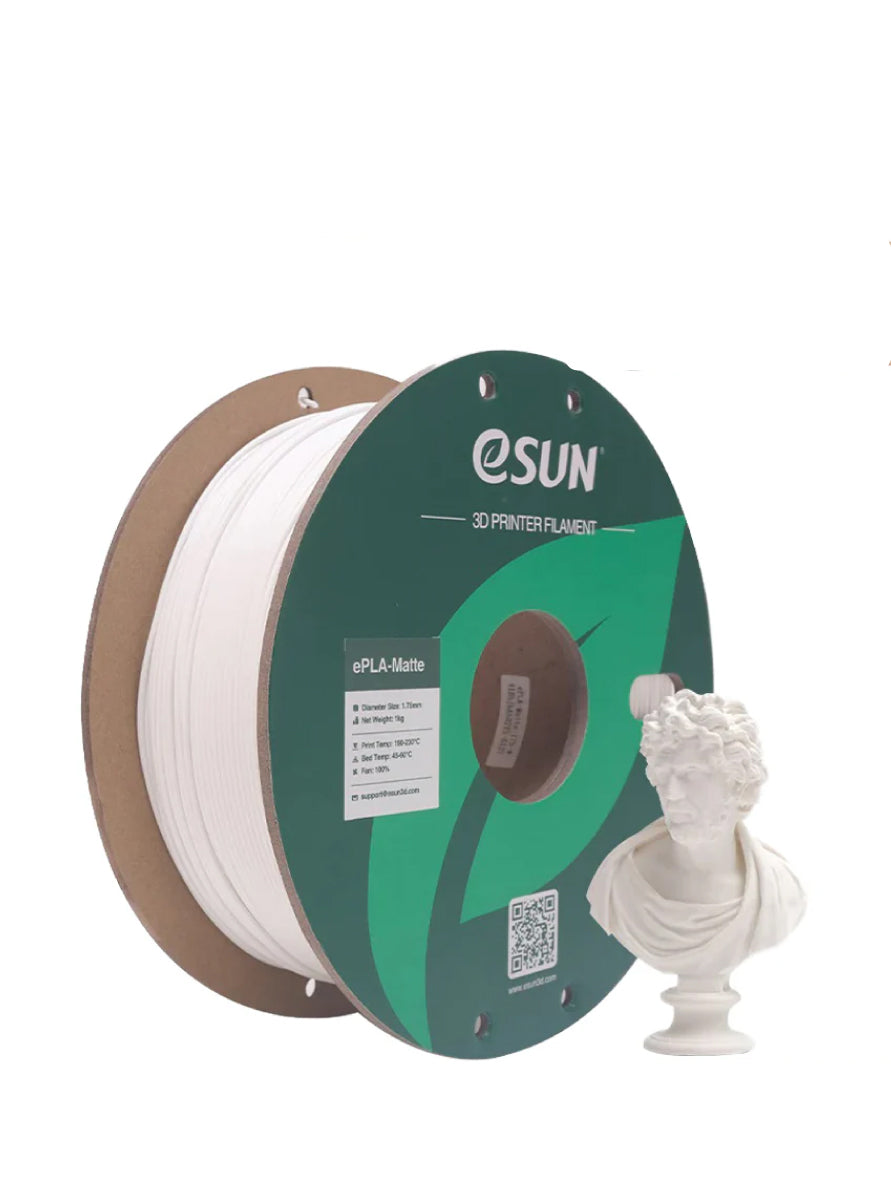 eSun ePLA Matte 3D Printer Filament compatible with Creality K2 Plus Combo, Bambu Lab, Hi Combo | Dimensional Accuracy +/- 0.03mm 1.75mm