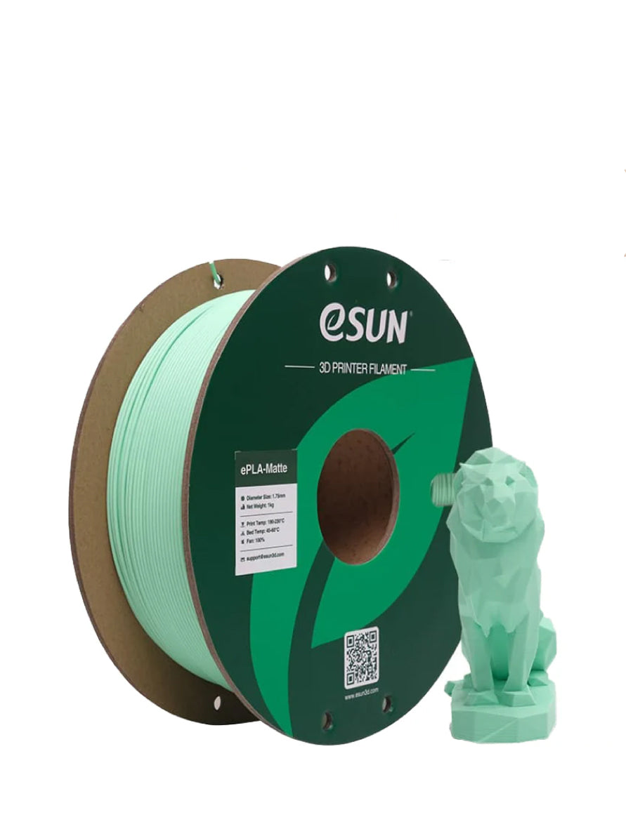 eSun ePLA Matte 3D Printer Filament compatible with Creality K2 Plus Combo, Bambu Lab, Hi Combo | Dimensional Accuracy +/- 0.03mm 1.75mm