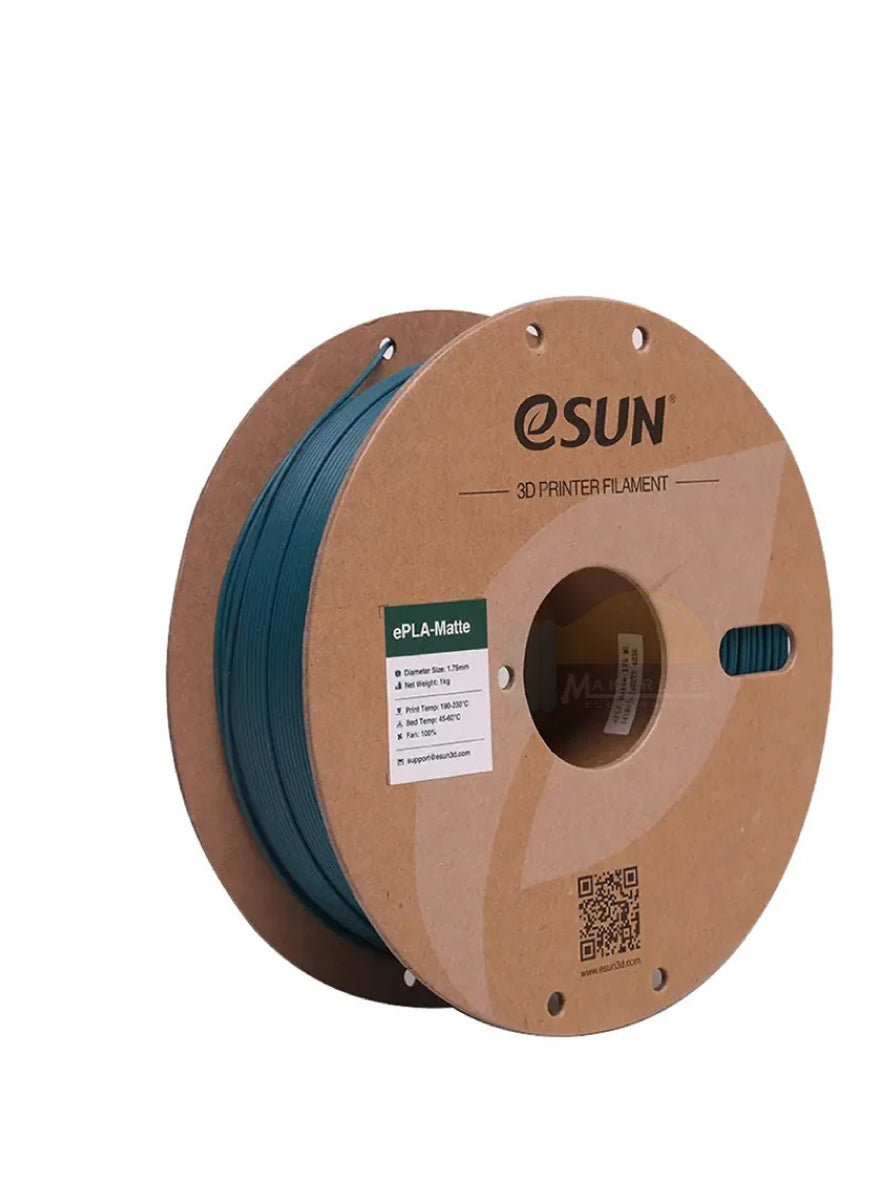 eSun ePLA Matte 3D Printer Filament compatible with Creality K2 Plus Combo, Bambu Lab, Hi Combo | Dimensional Accuracy +/- 0.03mm 1.75mm