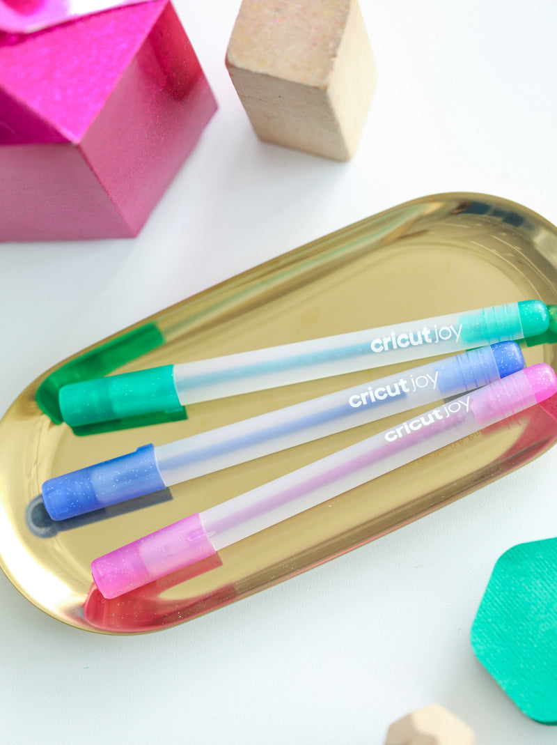 Cricut Joy Glitter Gel Pens 0.8mm (Pink, Blue, Green)