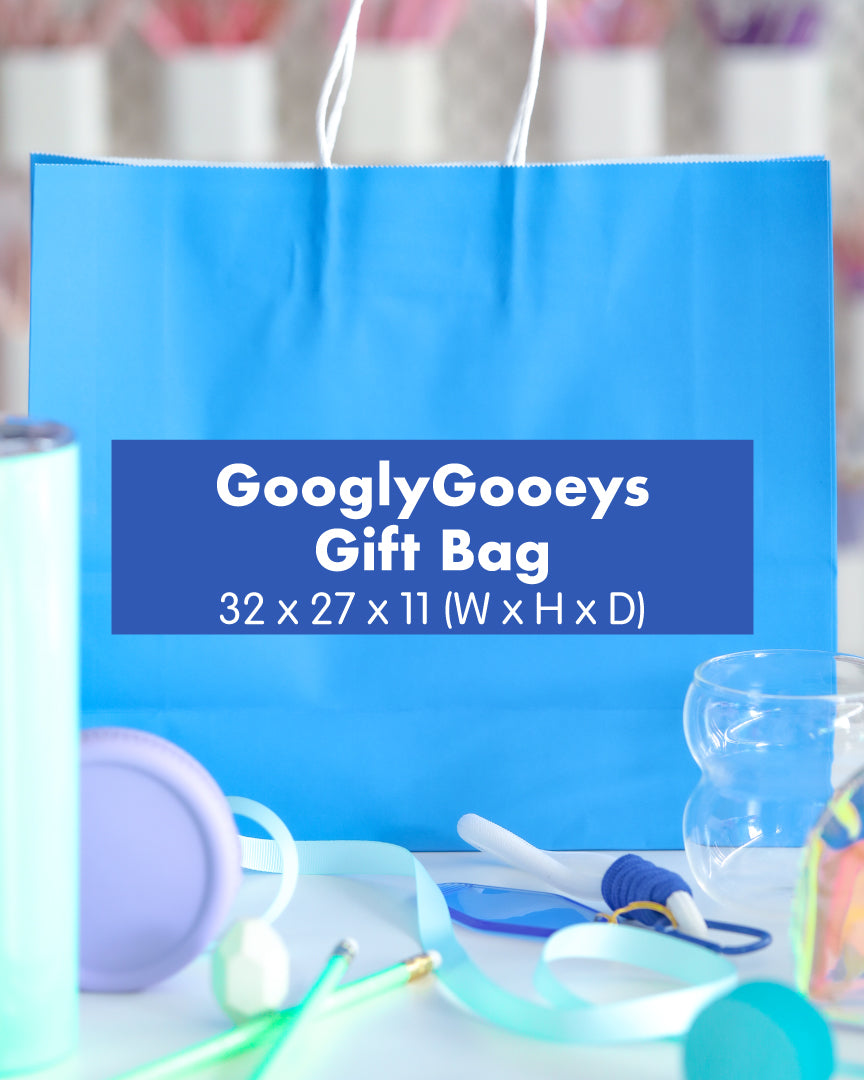 Gift Bags Plain Printed for Gifting Googly Gooeys | Birthday Loot Gift Handbag Tote