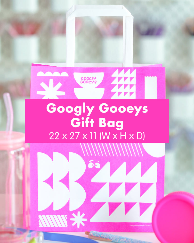 Gift Bags Plain Printed for Gifting Googly Gooeys | Birthday Loot Gift Handbag Tote