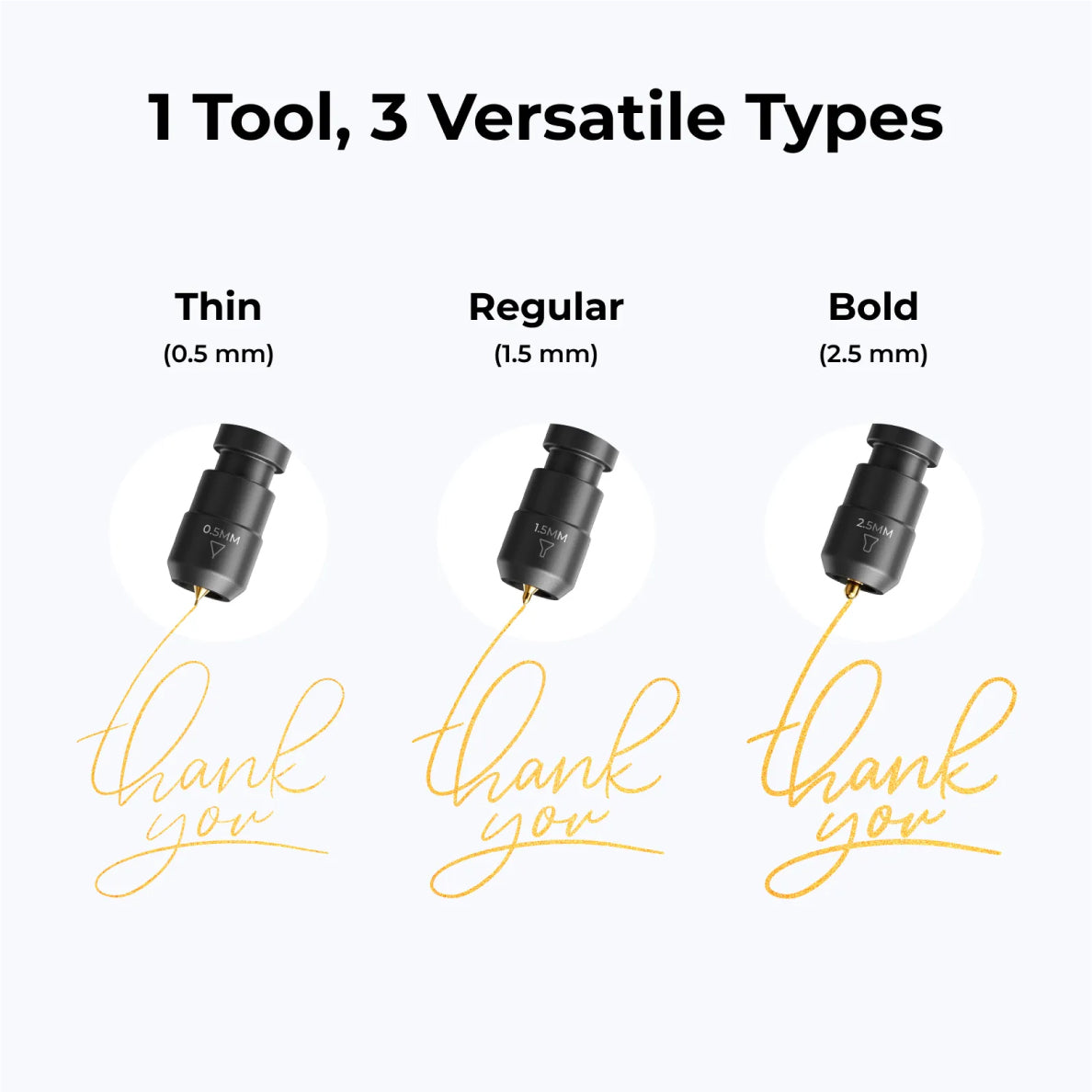 xTool Hot Foil Pen for M1 Ultra (Gold & Silver Foil)