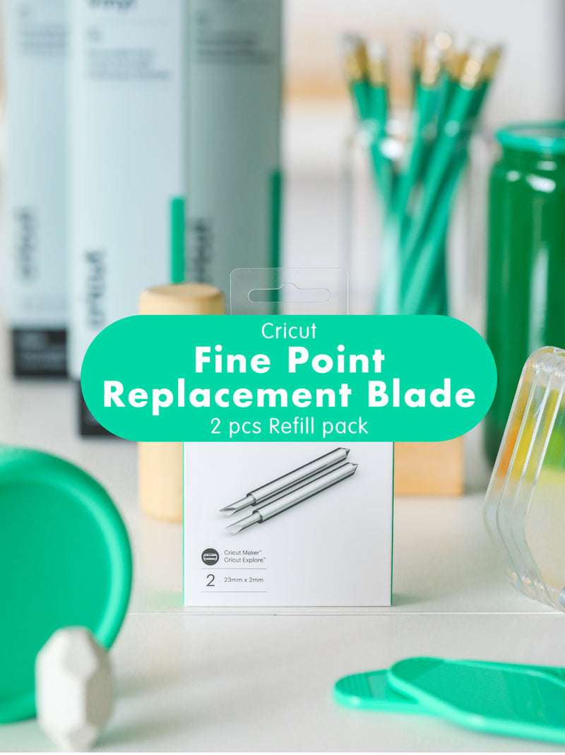 Cricut Fine Point Blades | Refill Pack (Gray 2pcs)