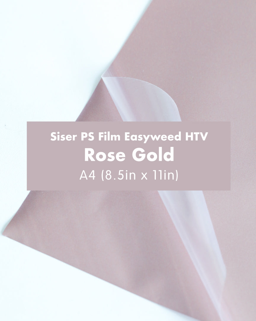 Siser P.S. Film – EasyWeed®  Heat Transfer Vinyl (HTV) | Iron-On for Shirts, Bags, Caps | A4 / 8.5in x 11in