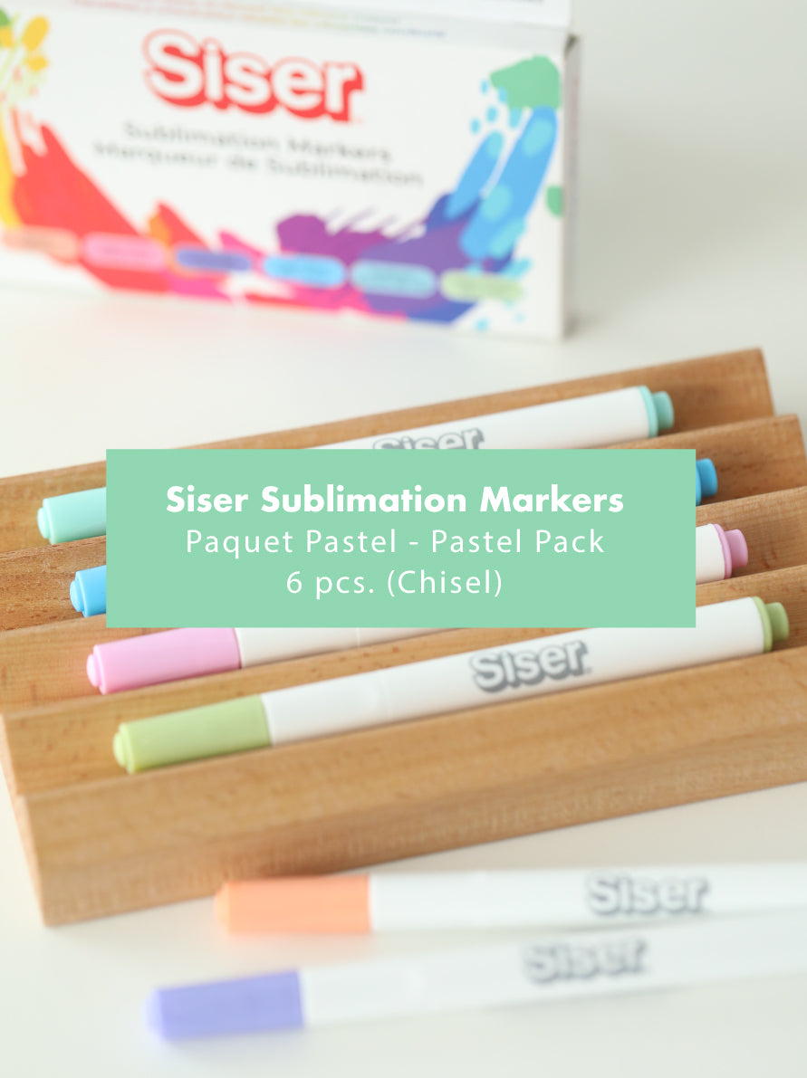 Siser Sublimation Drawing Markers for Polyester T-shirts Tote Bags & Caps | Romeo & Juliet Cutting Machines