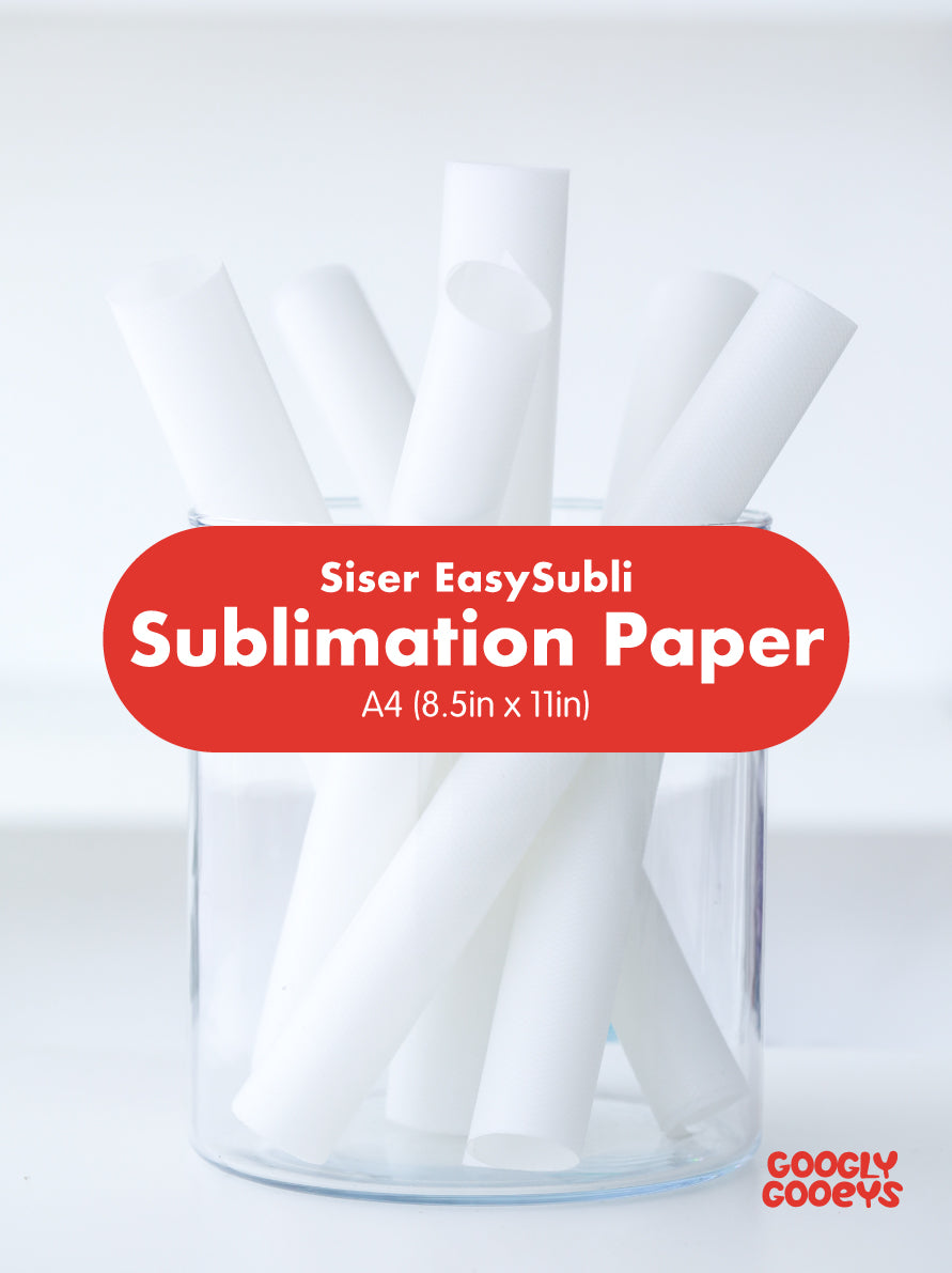 Siser EasySubli Sublimation Paper Iron-on | 1 sheet A4 (8.5in x 11in)