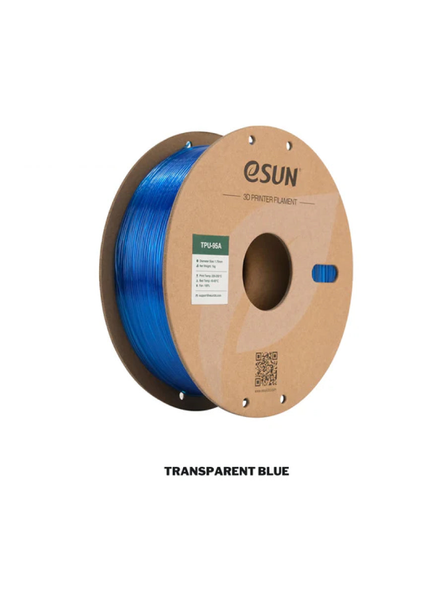 eSUN TPU 95A Transparent, Translucent 3D Printer Filament | Dimension 1.75mm 1KG