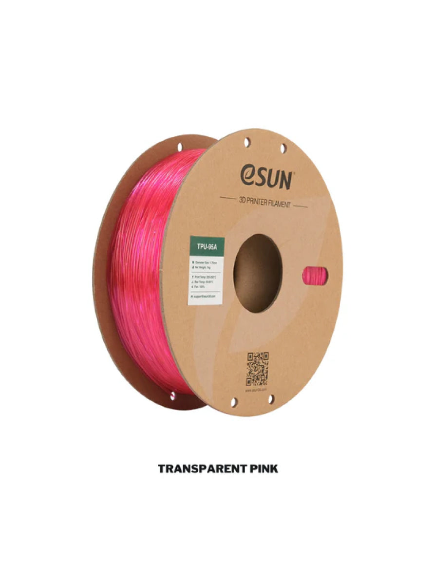 eSUN TPU 95A Transparent, Translucent 3D Printer Filament | Dimension 1.75mm 1KG