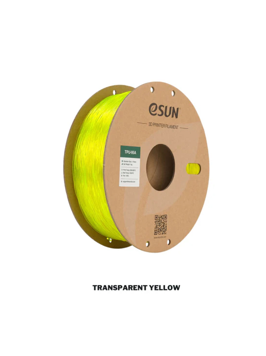 eSUN TPU 95A Transparent, Translucent 3D Printer Filament | Dimension 1.75mm 1KG