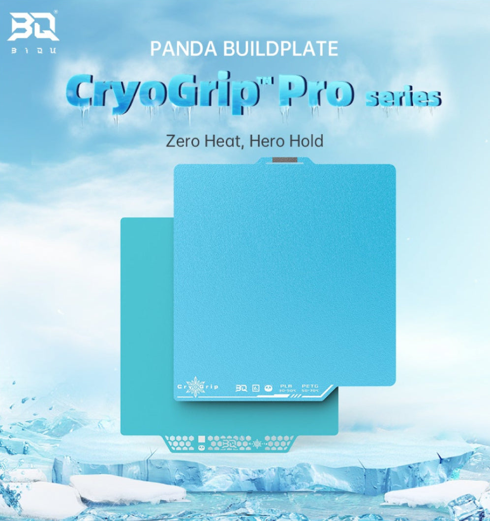 BIQU Panda Build Plate CryoGrip Pro for P1, X1, A1, Centauri Carbon