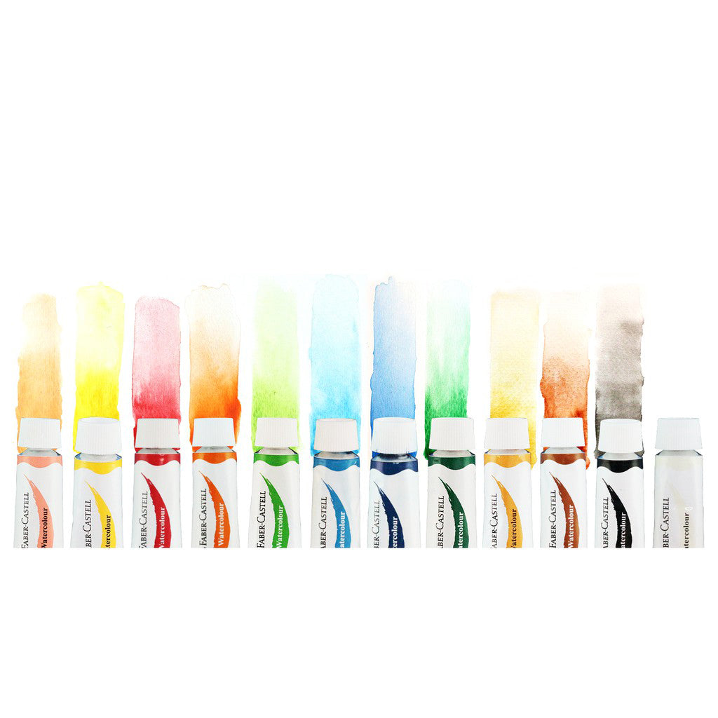 Faber Castell 12pcs Watercolour on tube | 12c 5ml