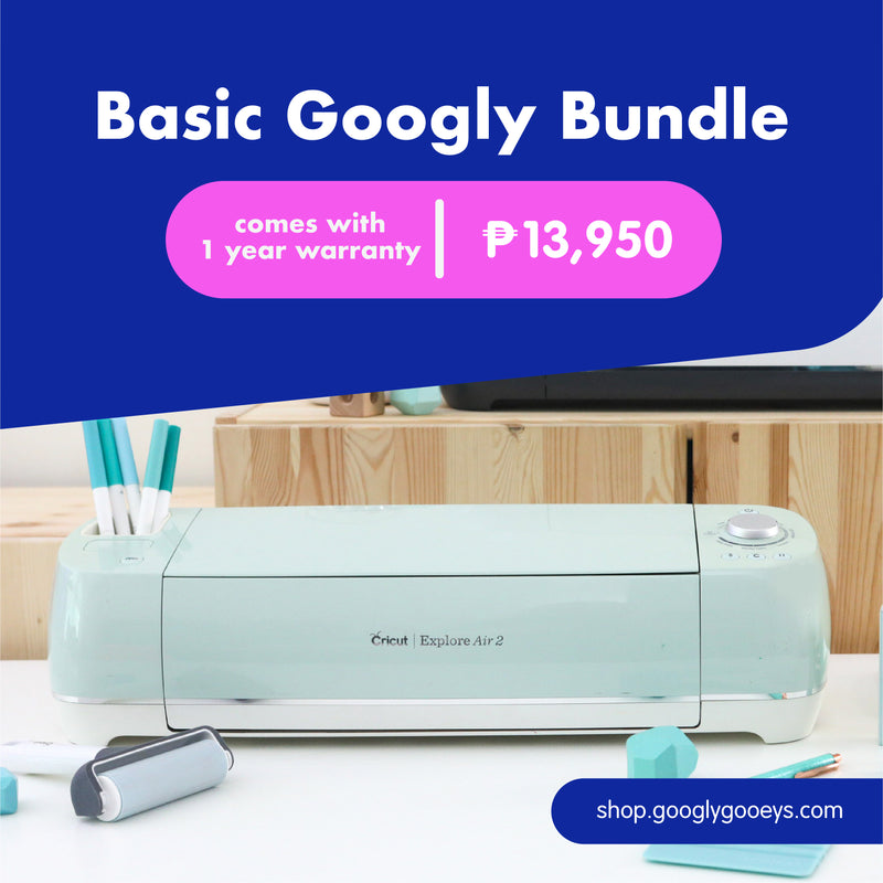 Cricut Explore Air 2 Mint Basic Googly Bundle