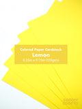 Colored Paper Cardstock Matte 120gsm | 8.25 in x 11.75in
