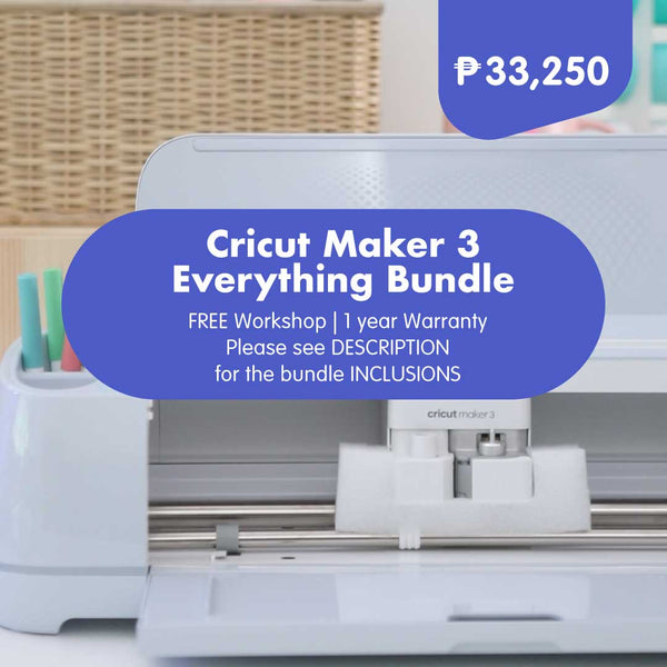 Cricut Maker 3 + Everything Bundle with Smart Vinyls and Accessories