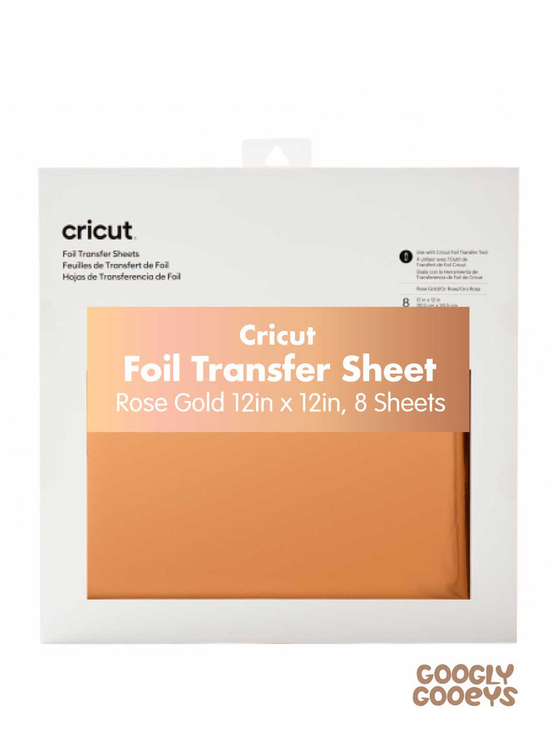 Cricut Foil Transfer Sheets for Foil Transfer Kit DIY Crafting & Hobby  Store