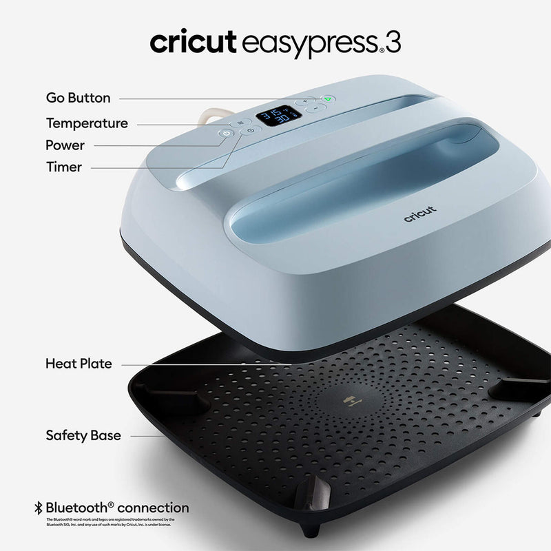 Cricut Easy Press 3 Heat Press Machine | 12 inches x 10 inches