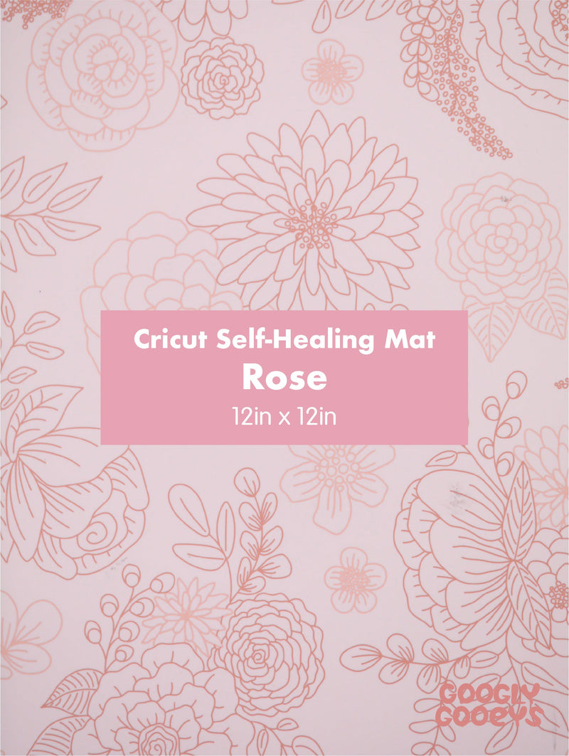 Cricut Rose Decorative Self Healing Mat 12x12 for Crafting DIY Projects