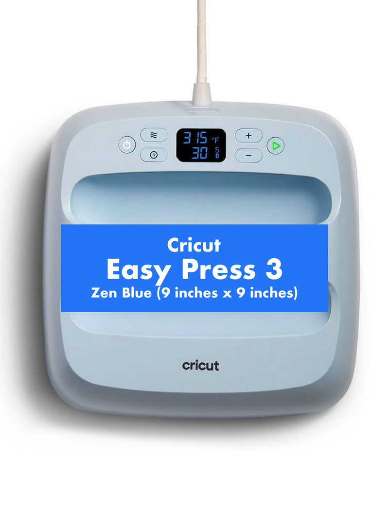 Cricut Easy Press 3 Heat Press Machine | 9 inches x 9 inches