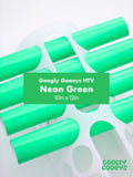 Googly Gooeys Neon HTV Heat Transfer Iron-on Vinyl| 10x12in Sheet