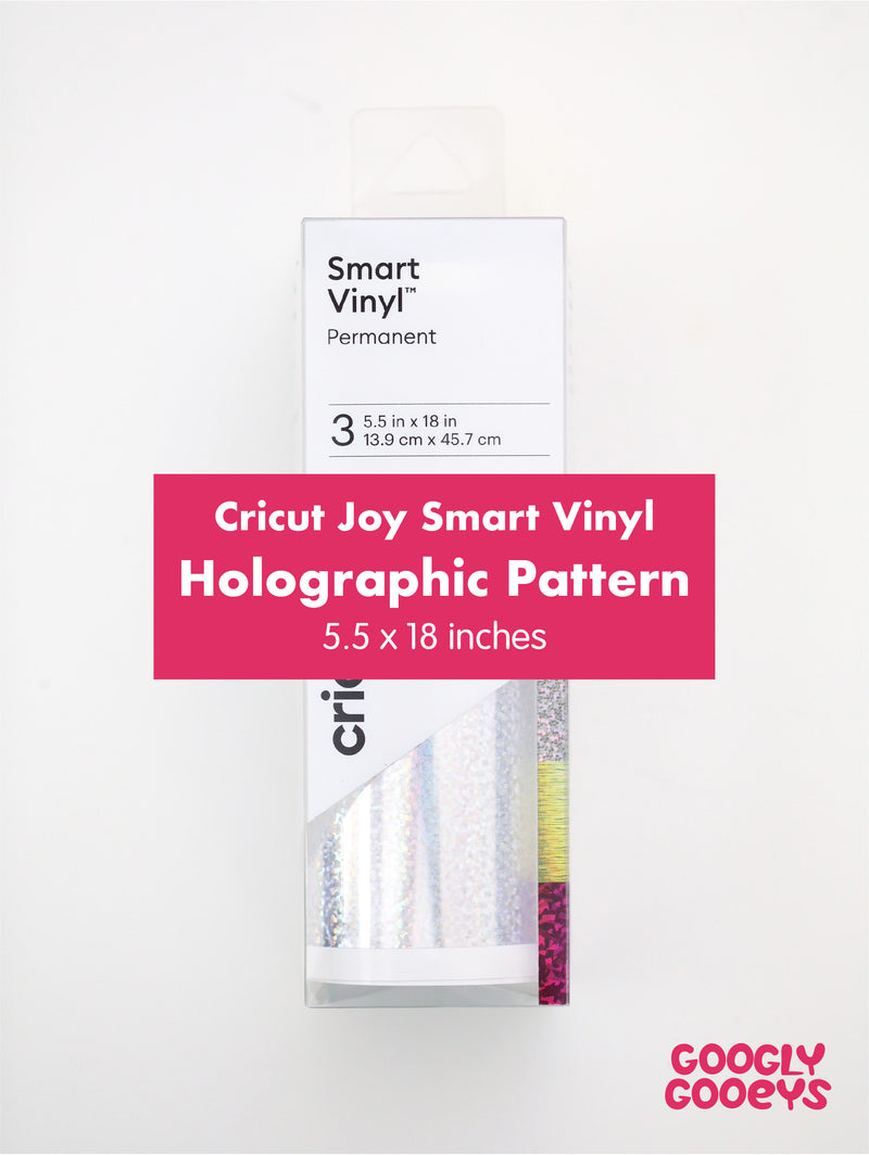 Cricut Joy Glossy Smart Vinyl Permanent Holographic Pattern