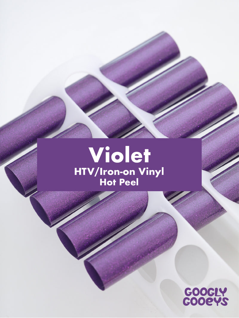 Glitter HTV Heat Transfer Iron-on Vinyl (Hot Peel) 10x12in Sheet