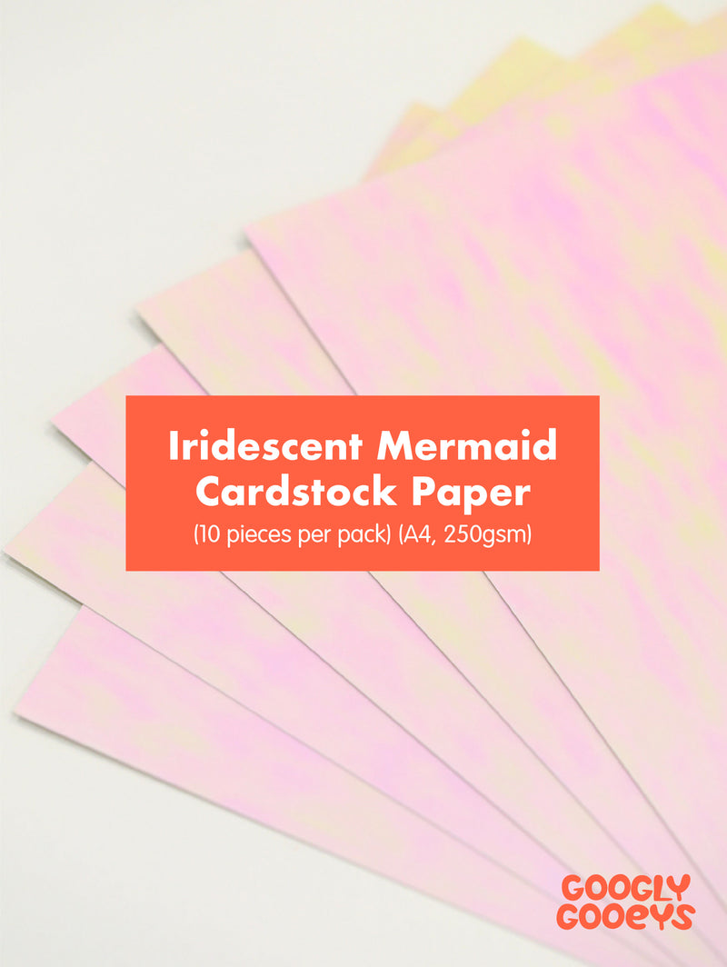 Googly Gooeys Iridescent Mermaid Cardstock Paper