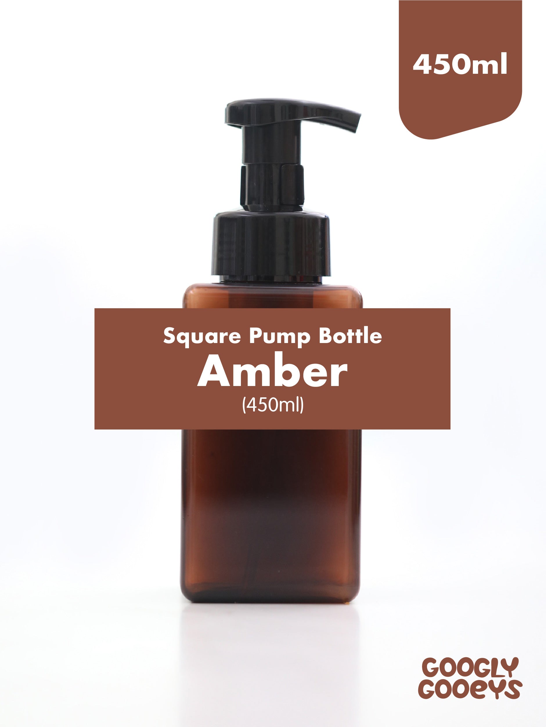 Square Pump Bottle Dispenser (250ml & 450ml)