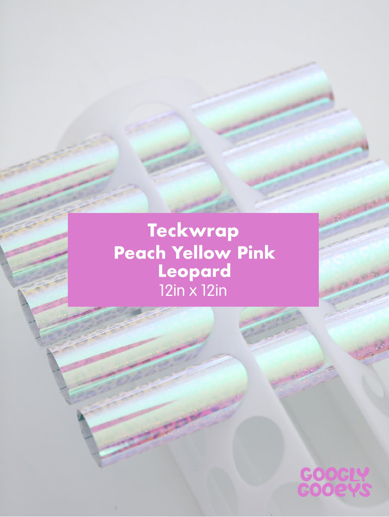 Teckwrap Holographic Pattern Adhesive Vinyl Stickers (12x12) DIY Crafting &  Hobby Store