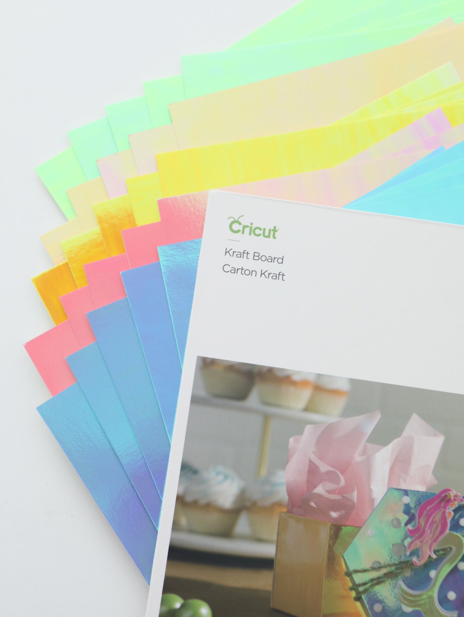 Cricut Kraft Board Foil Holographic Neon Sampler 12x12 DIY Crafting & Hobby Store Philippines