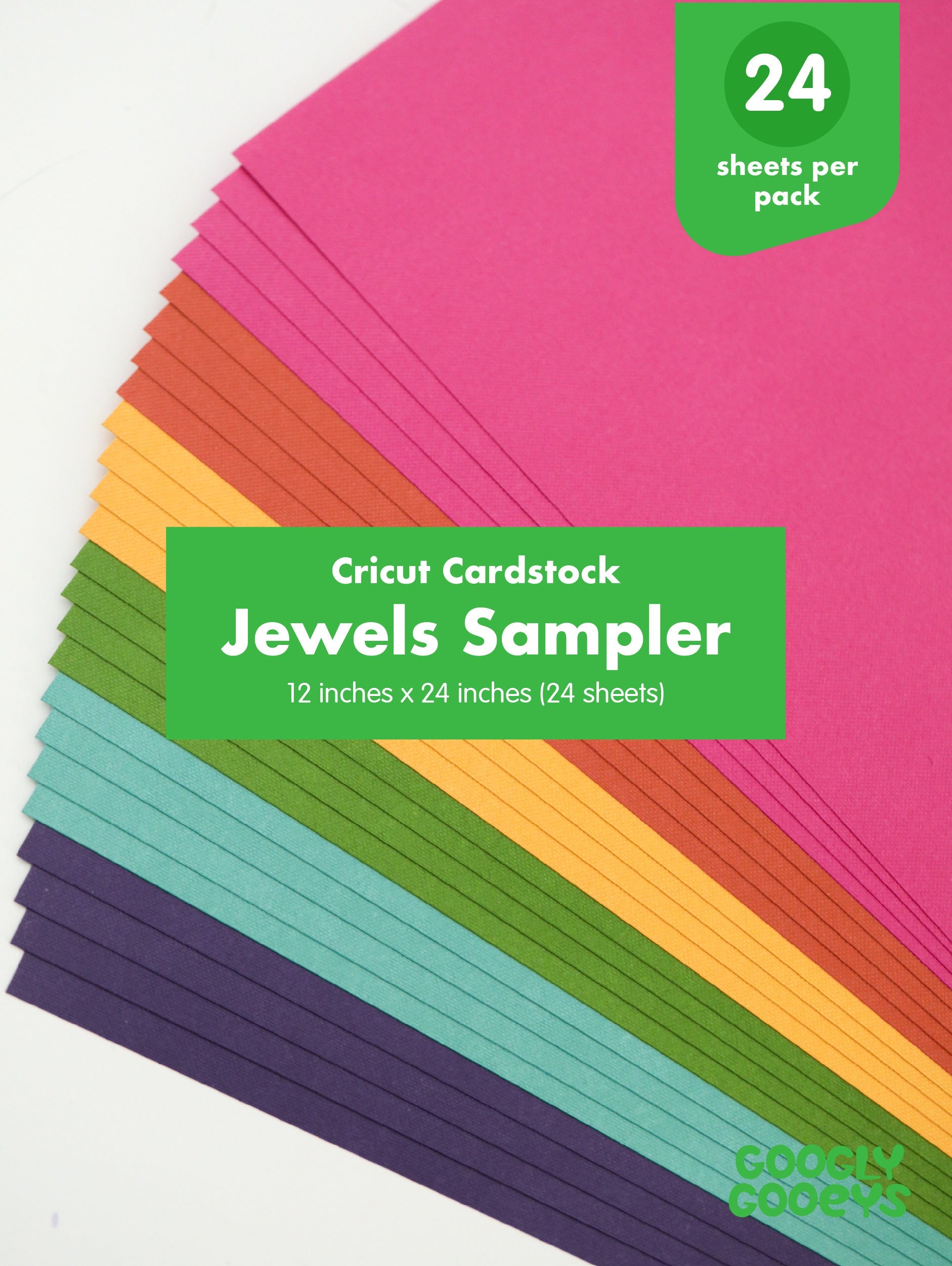Cricut Cardstock Jewels Sampler 12x24