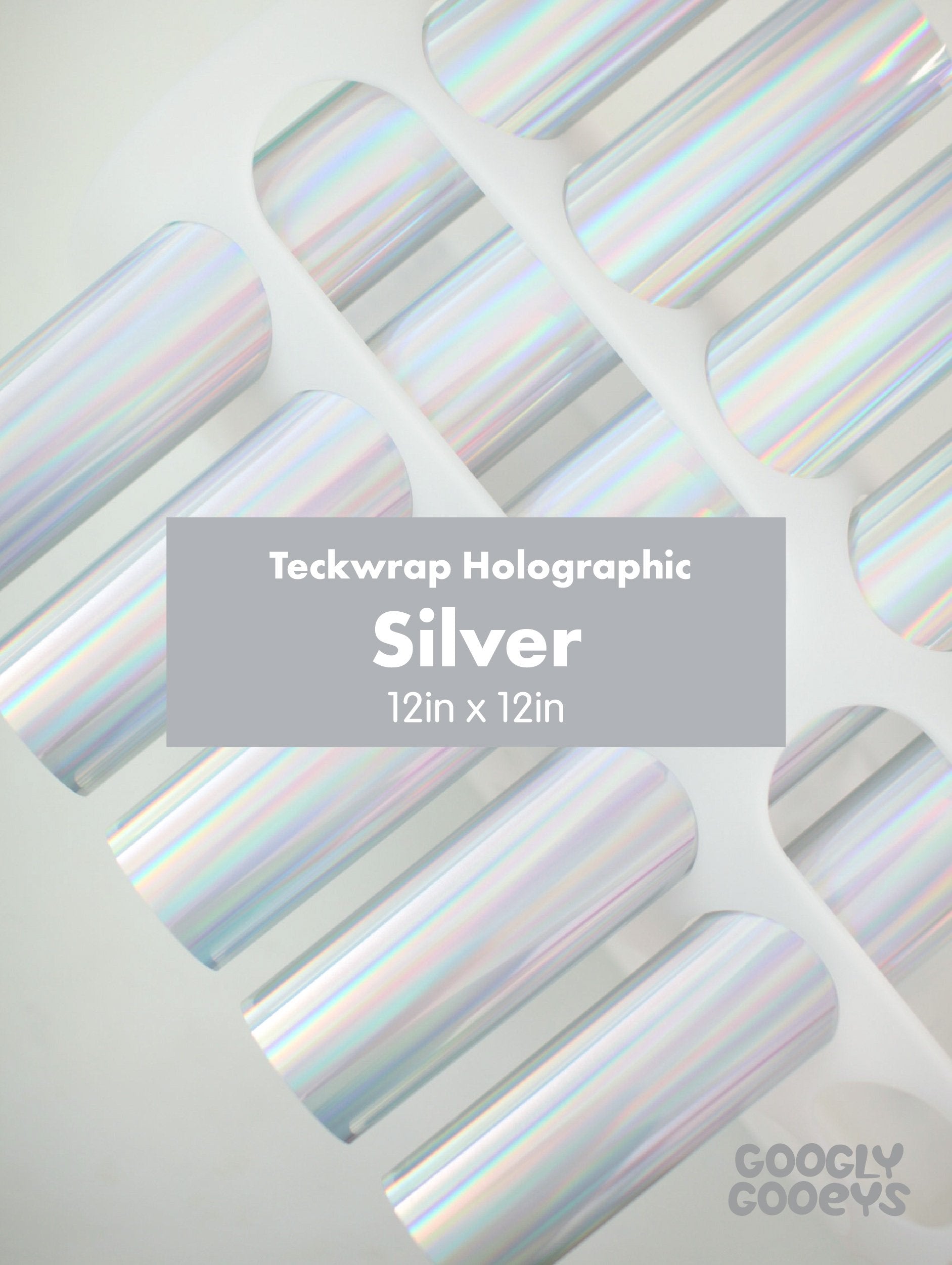 Teckwrap Holographic Adhesive Vinyl Stickers (12x12)