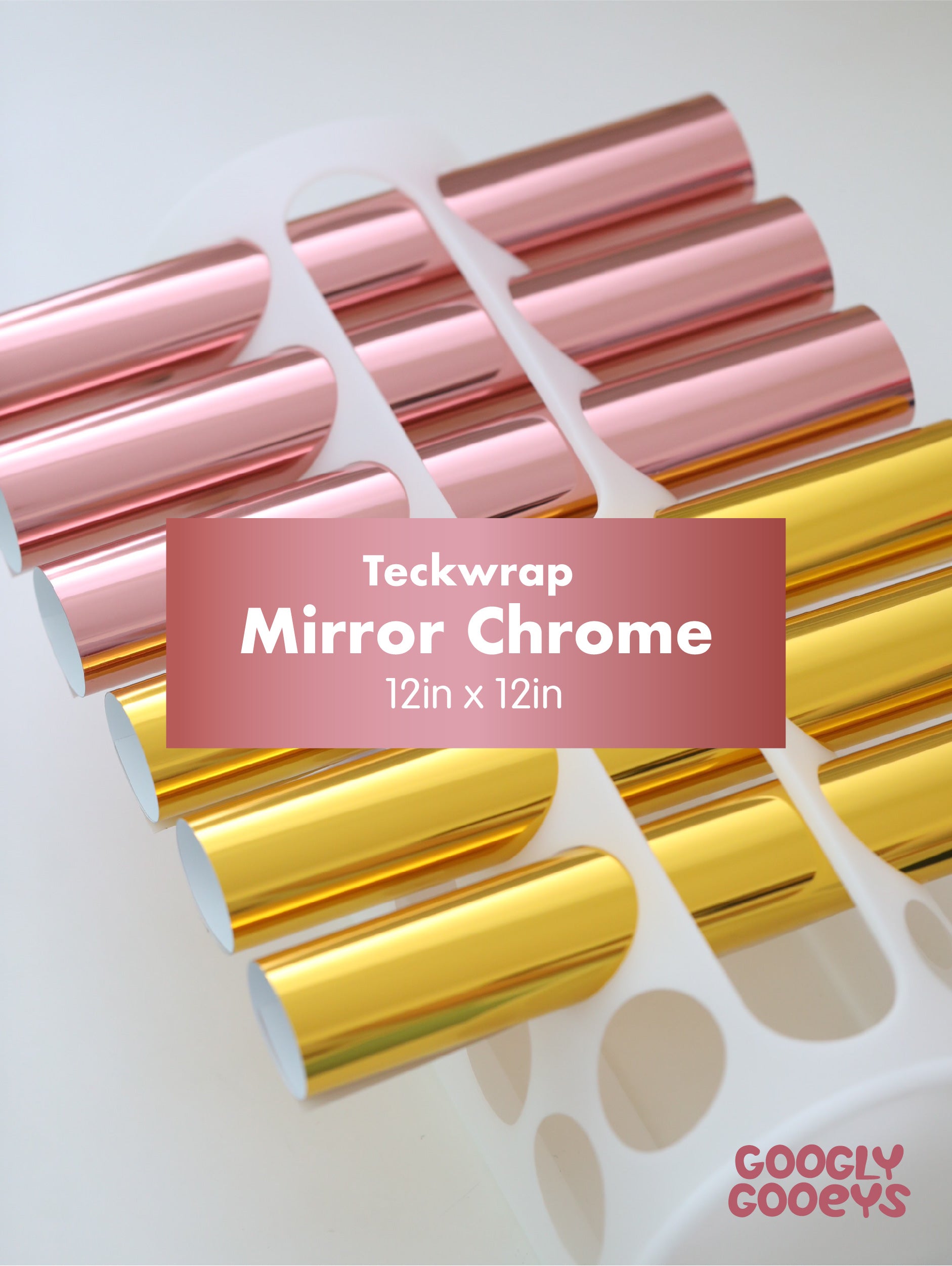 Teckwrap Mirror Chrome Adhesive Vinyl Stickers