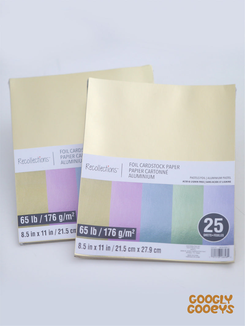 Recollections Cardstock Paper | Pastels Foil