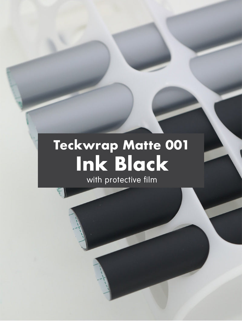 Teckwrap 001 Series Matte Adhesive Vinyl Stickers Ink Black