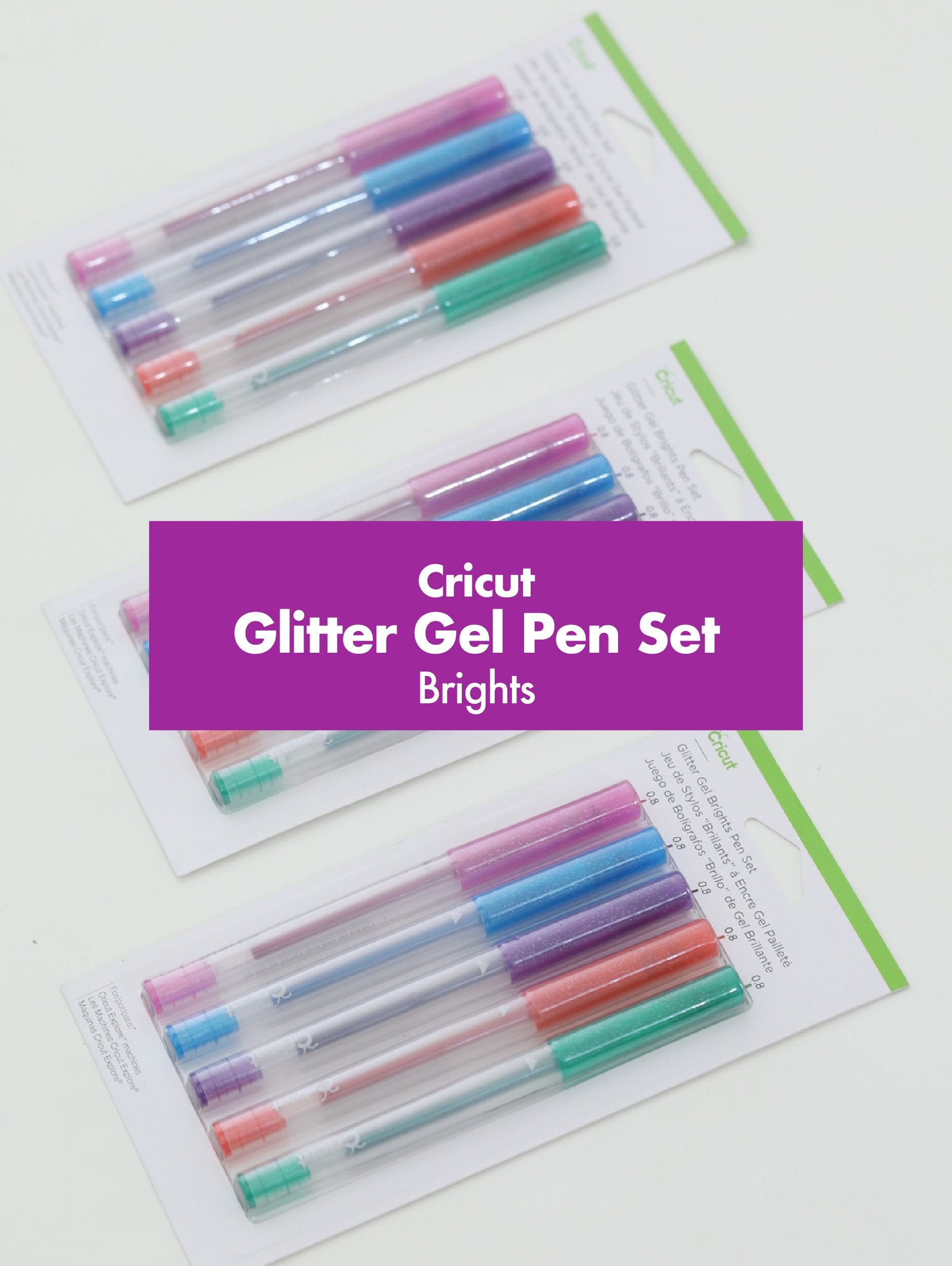 Cricut Glitter Gel Pen Set (Brights)